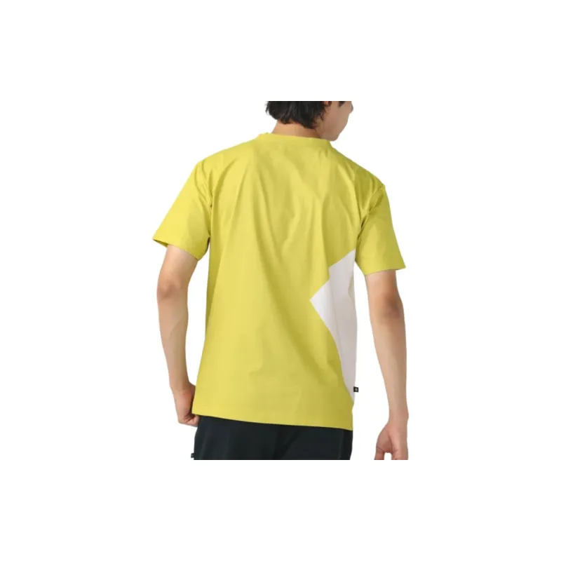 Converse BIG CHEVRON LOGO TEE MENS T-Shirt Men's Lemon-3
