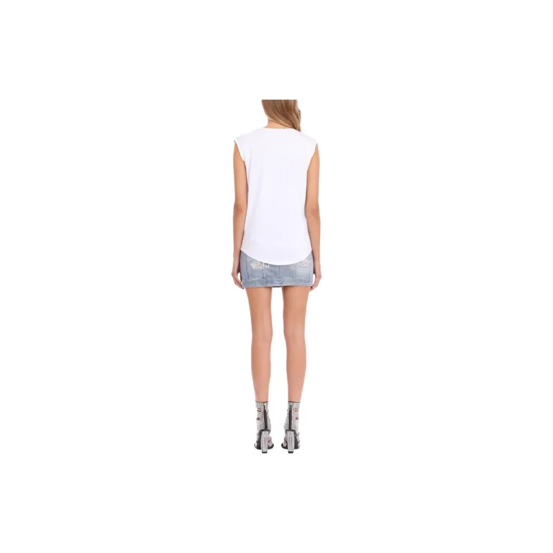 BALMAIN T Shirts Women's White-4