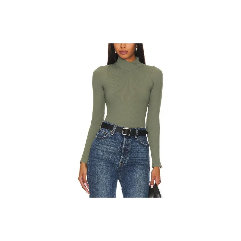 FREE PEOPLE Bodysuits Women's Green-3