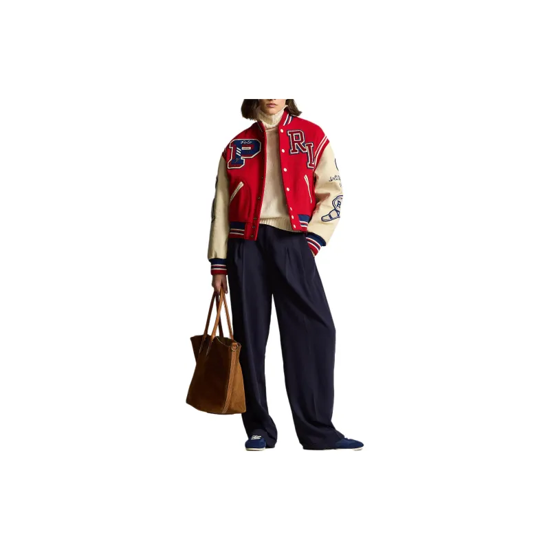 Polo Ralph Lauren FW24 Jackets Coats Women's Red-1