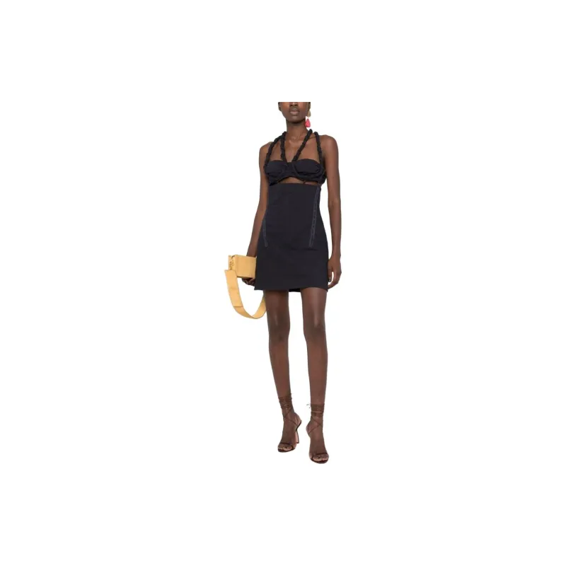 Jacquemus Sleeveless Dresses Women's Black-1