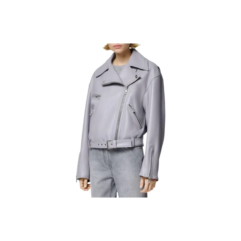VERSACE Leather Biker Jacket-1