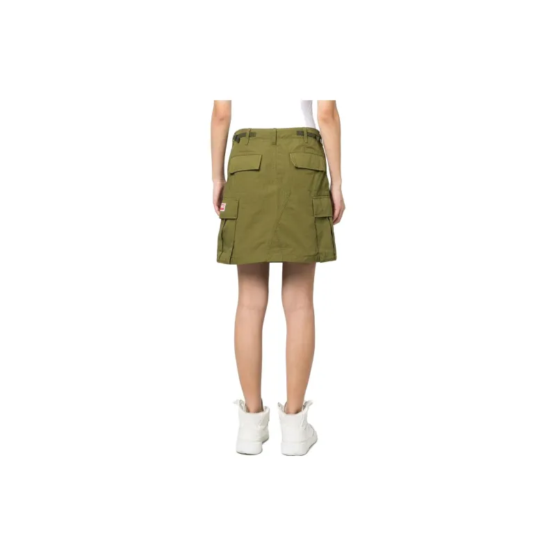 KENZO High Waist Cargo Mini Skirt-2