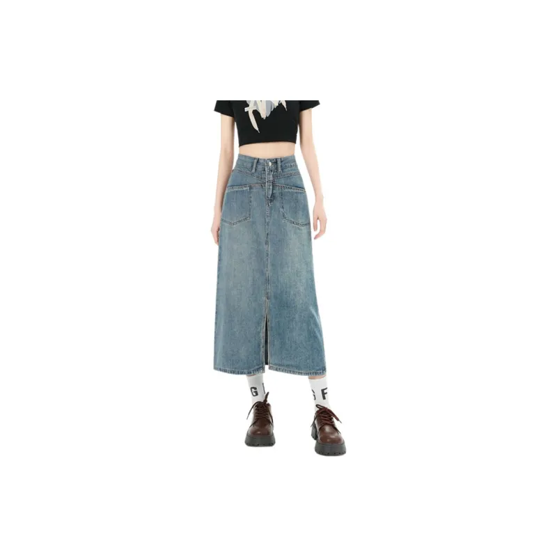 KAISER Denim Long Skirts Women's-4