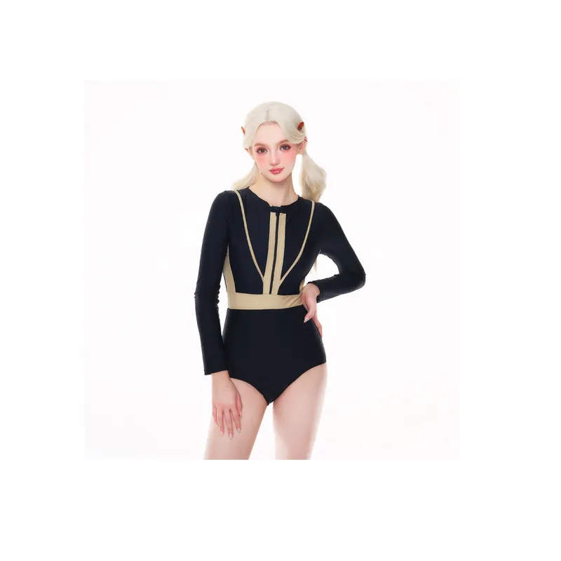 CHARM PICK One piece Swimsuit Women's Black-3