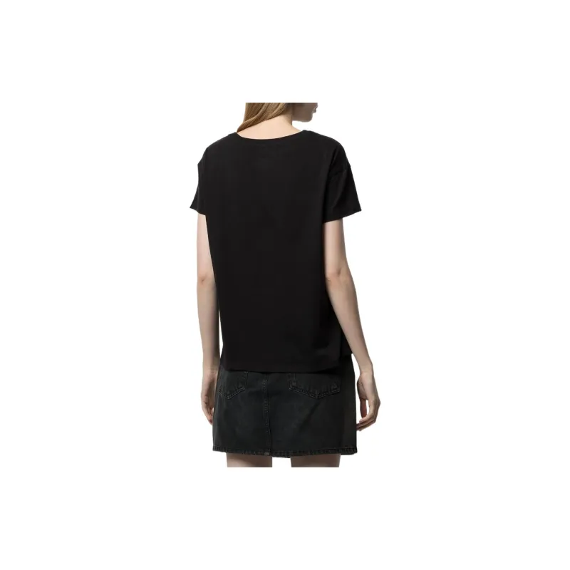 ARMANI EXCHANGEAE SS22 T Shirt Women's Black-2