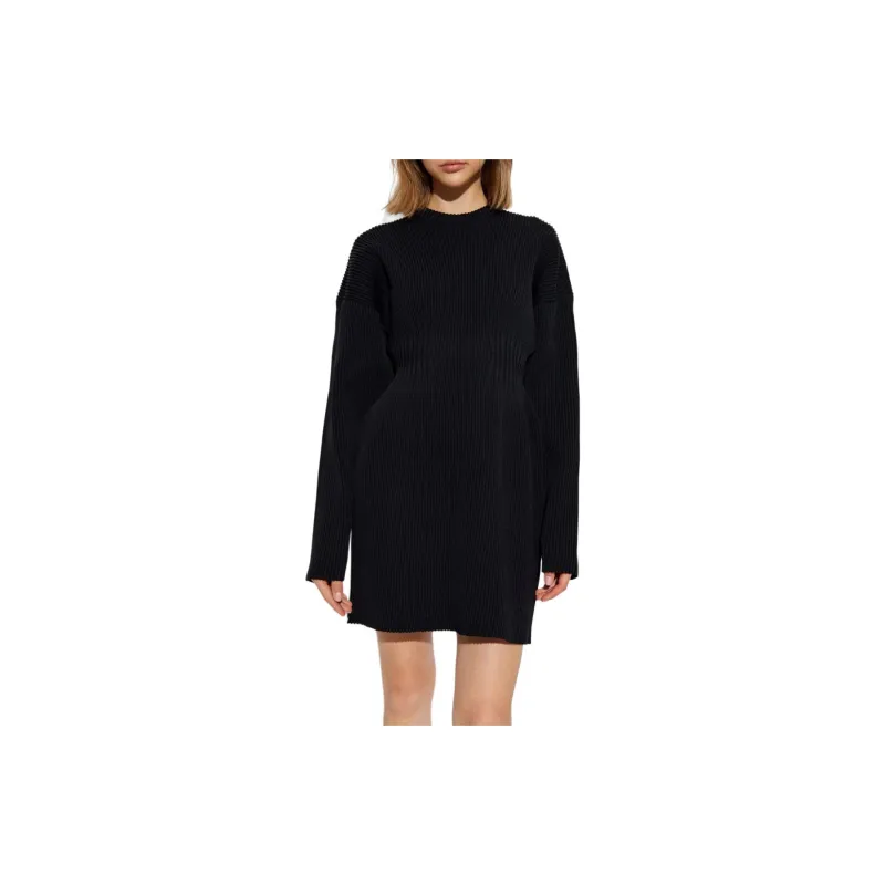 Balenciaga Hourglass Striped Dress-2