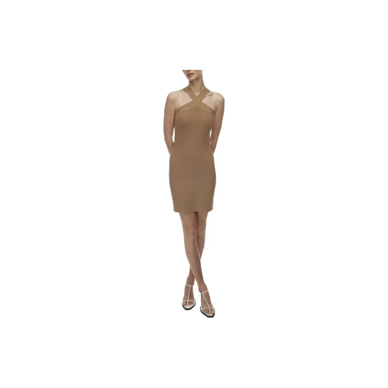 ARITZIA Babaton Sculpt Knit Criss Cross Dress Sleeveless Dress Women's Saville-3