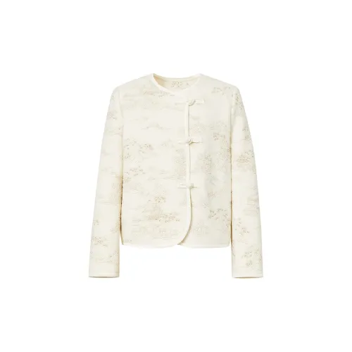 Hopeshow Coats Women's Off White 004