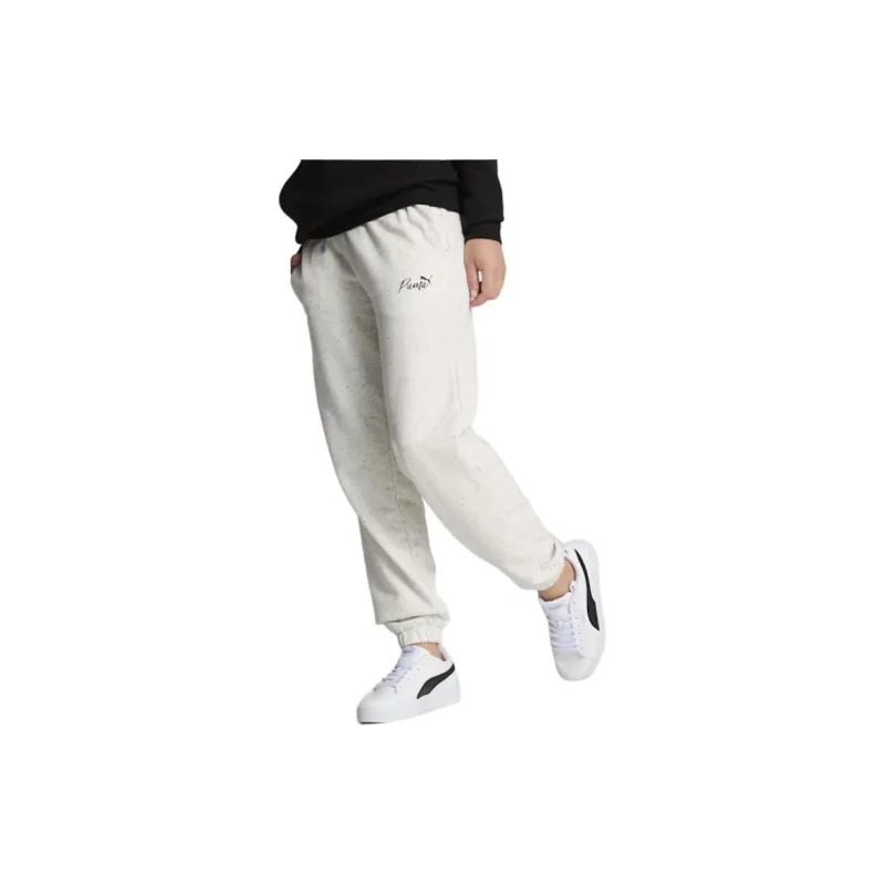 PUMA Casual Pants Women's Light Gray-4