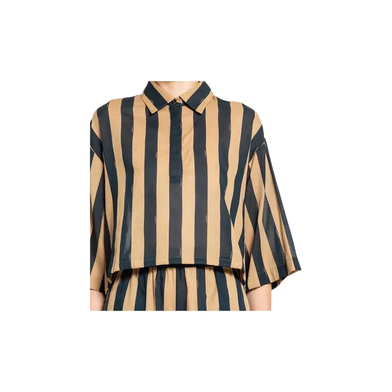 FENDI Shirts Women's Brown-3