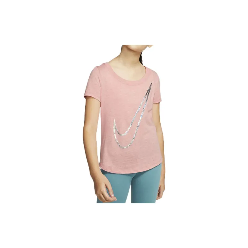 Nike T Shirts Women's Pink-3
