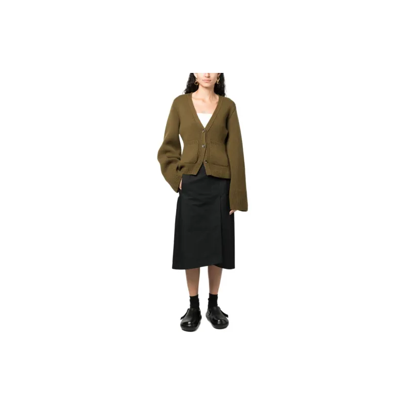 TIBI Casual Long Skirts Women's Black-1