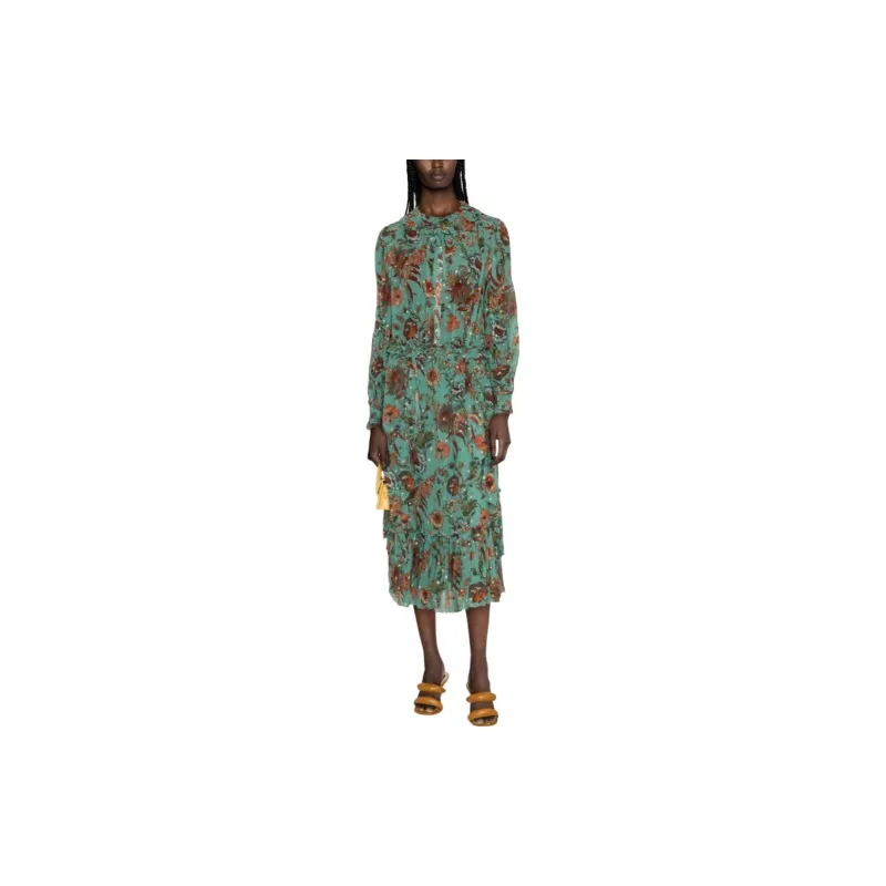 Ulla Johnson Justine Floral print Midi Skirt-3