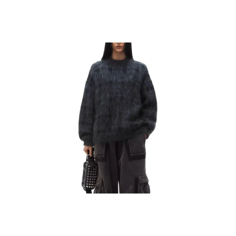 Alexander Wang Plaid Oversized Jumper-1