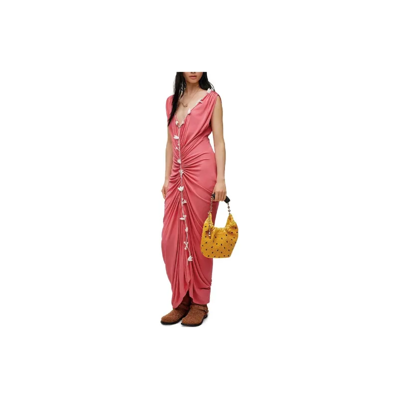 LOEWE SS24 Sleeveless Dress Women's Snow Barbie Pink-1