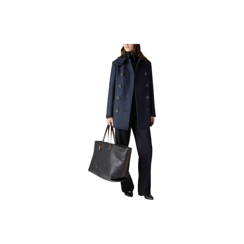 Loro Piana Coats Women's Dark Blue Mineral-2