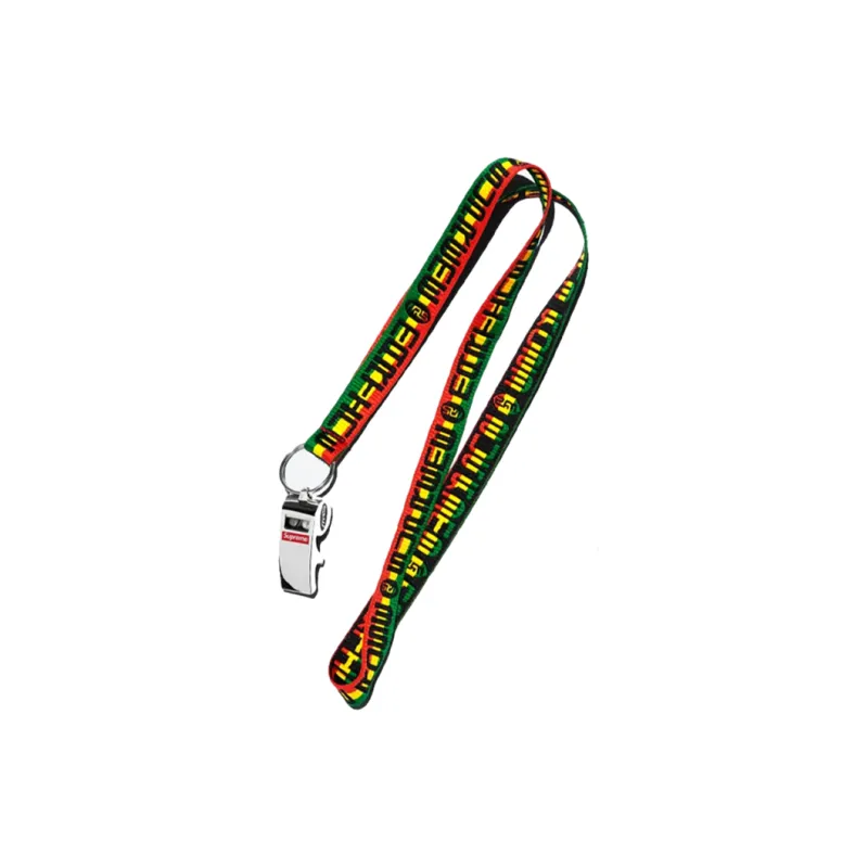 Supreme With Whistle Necklaces Unisex Multicolor-0