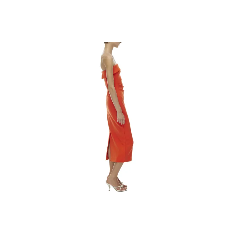 ARITZIA Babaton Eyecatcher Dress Sleeveless Dress Women's Hot Cheeky Red/Hot Blush Red Lips-2