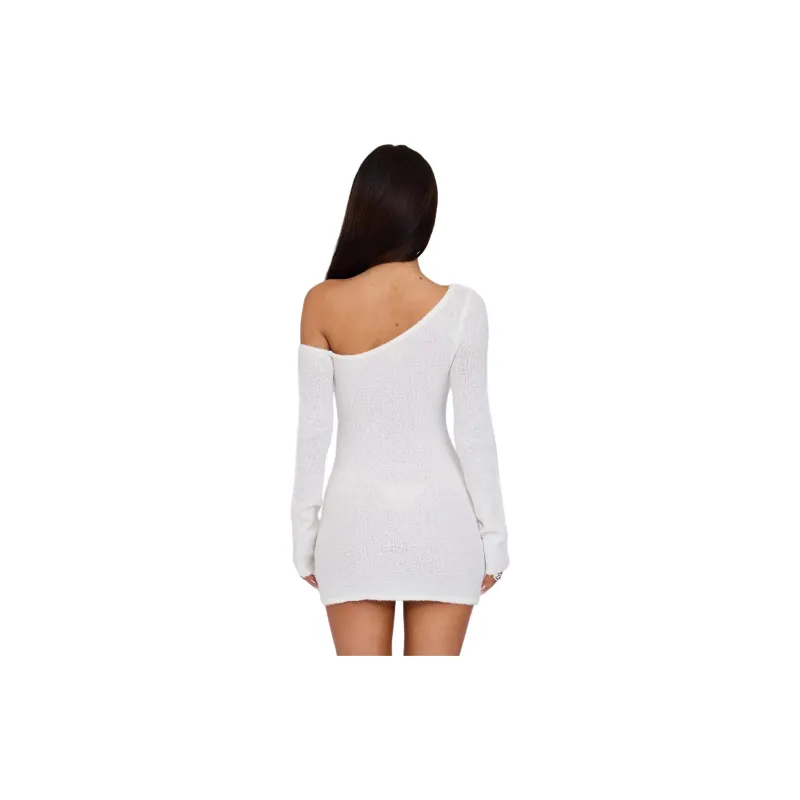 Tiger Mist RYKER DRESS Long-Sleeved Dresses Women's White-4