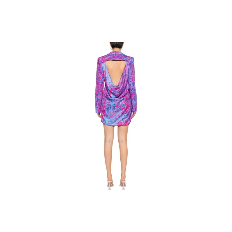 VERSACE JEANS COUTURE Animalier Single-breasted Blazer-3