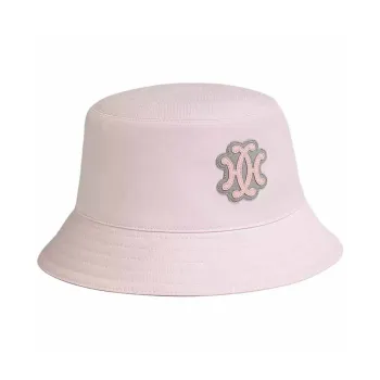 HERMES Cotton Bucket Hats Women's Soft Pink