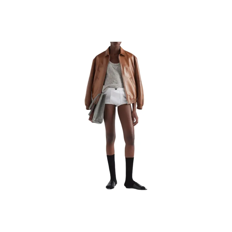 PRADA Nappa leather Bomber Jacket-2