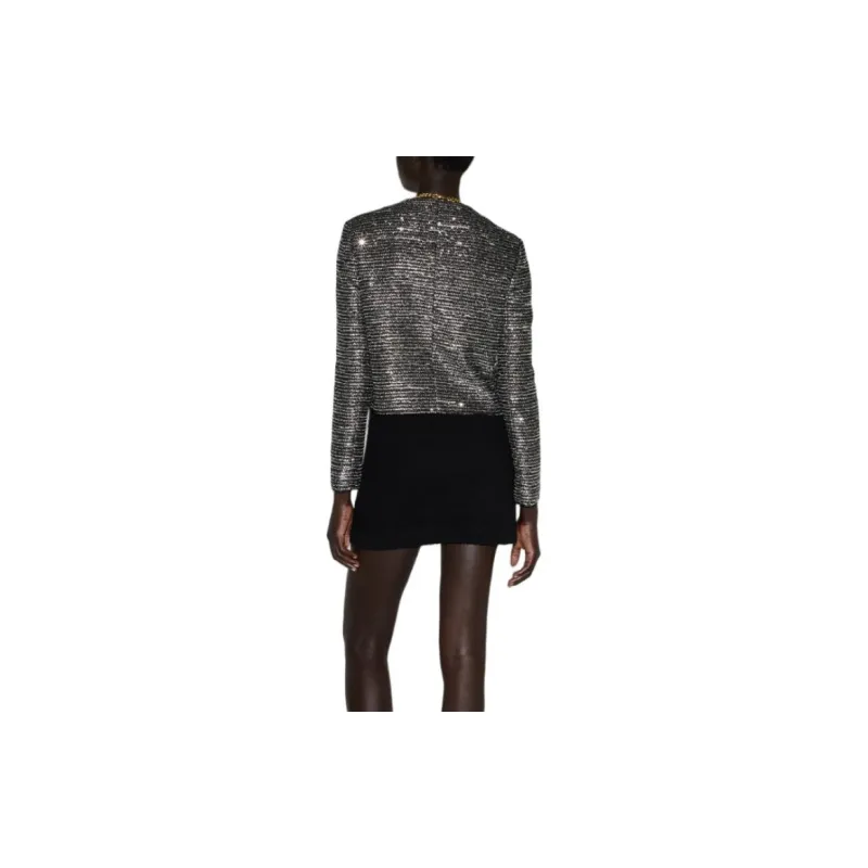 GUCCI Tweed Button Up Jacket-1