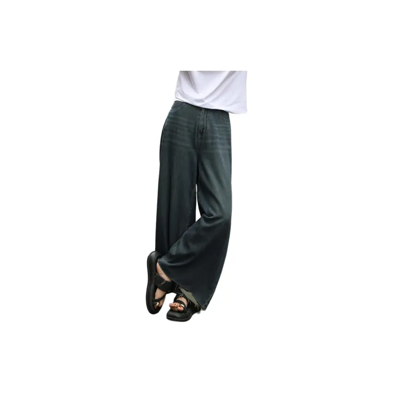 MT Casual Pants Women's Dark Denim Blue-0