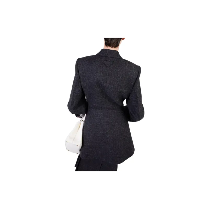 PRADA Double breasted Wool Coat-4