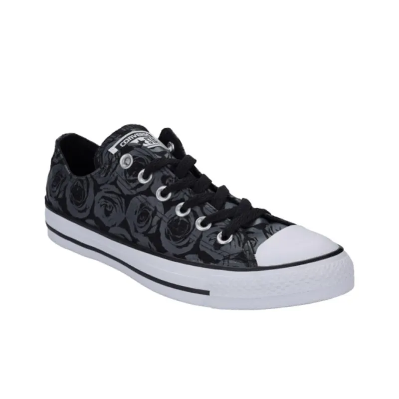 Converse Chuck Taylor All Star Anti-Slip Wear-Resistant Low-Top Canvas Shoes Unisex Black White-2