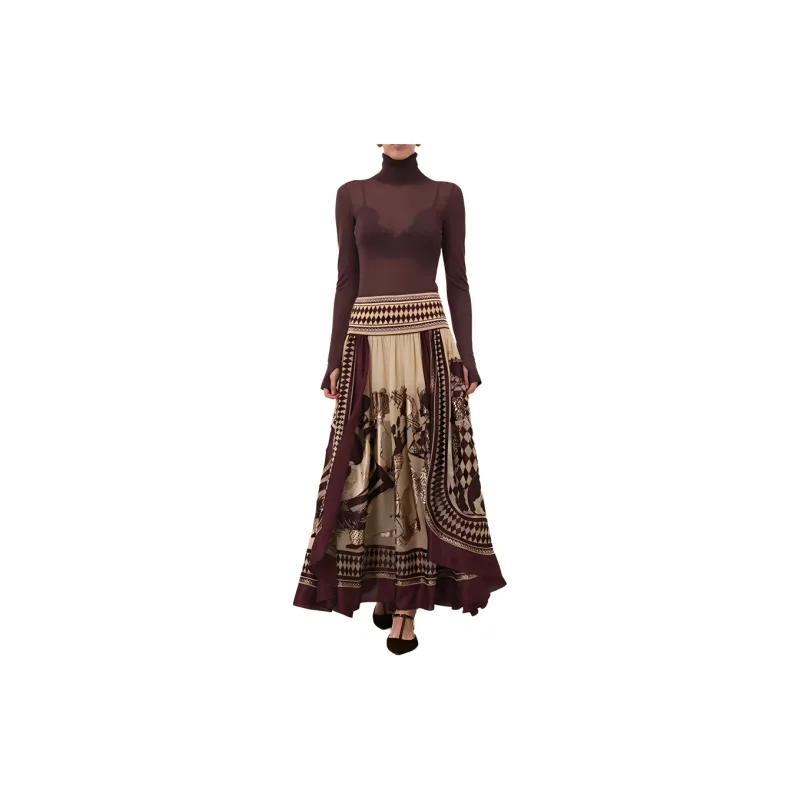 Zimmermann Illustration Otto Maxi Skirt-1