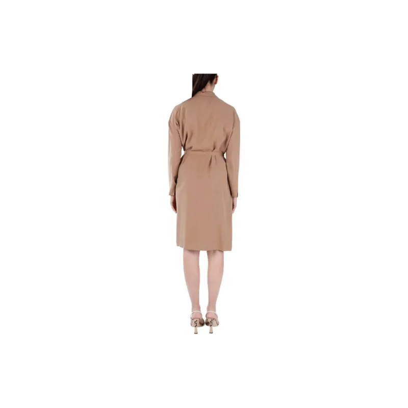 'S MAX MARA Long Sleeved Dresses Women's Brown-3