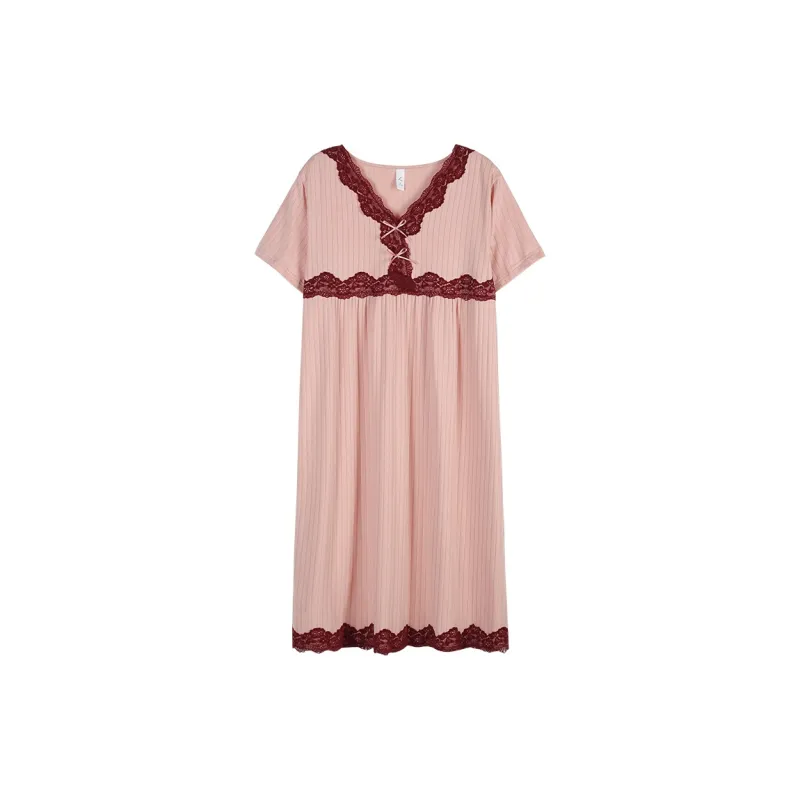 Xuan Liang Nightgown Women's Honey Powder-1