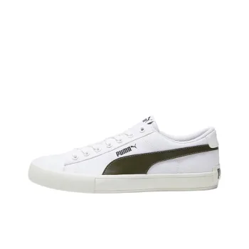 PUMA Bari Casual Slip Resistant, Abrasion Resistant, And Balanced Low Top Skateboard Shoes Unisex White Gray