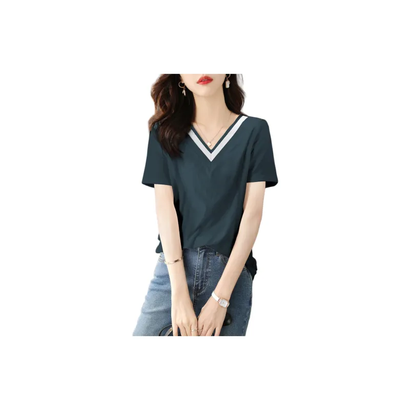 XWI T Shirts Women's Indigo-1