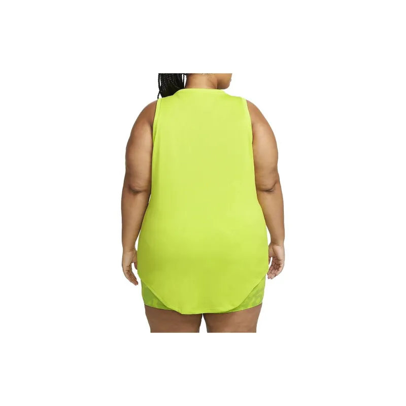 Nike Tank Tops Women's Green Yellow-2