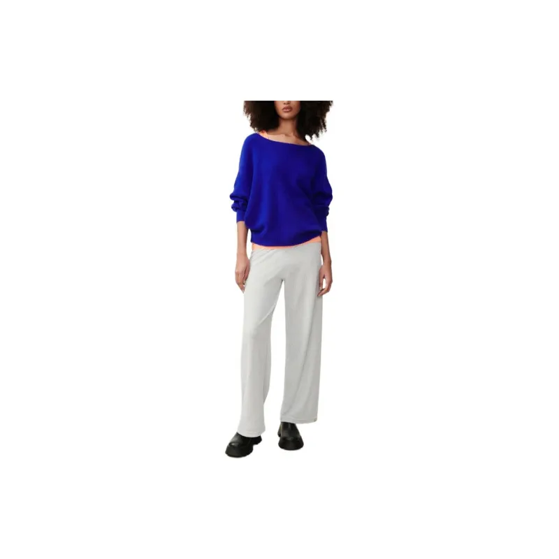 AMERICAN VINTAGE A.M FW24 Pull Femme Damsville Sweater Women's Indigo-1