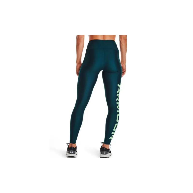 Under Armour HeatGear Yoga Pants Women's Light Gray Blue-3