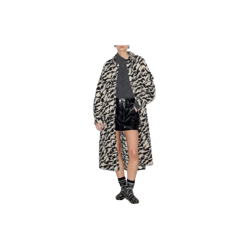 ISABEL MARANT ETOILE Fontizi Patterned Buttoned Coat-1