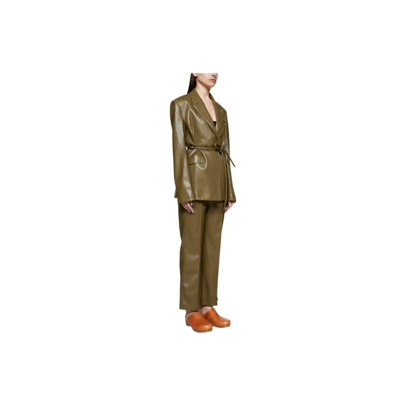 NANUSHKA High-Waisted Flared Trousers-2