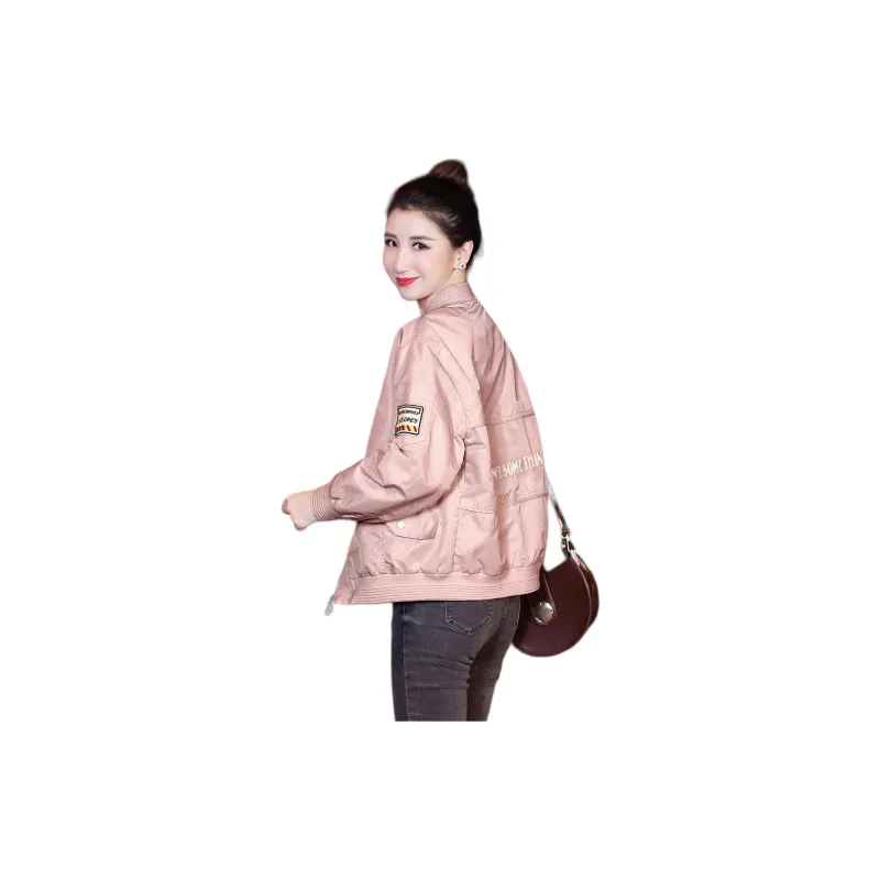 Mo Han Yi Mei Baseball Jacket Women's Pink-2