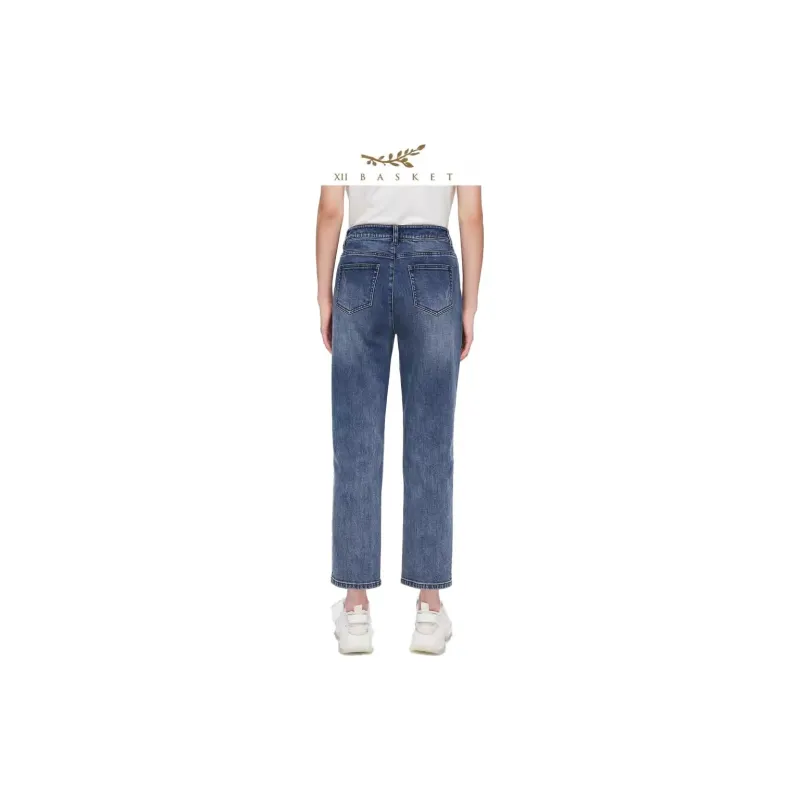 XII BASKET Jeans Women's Blue-3