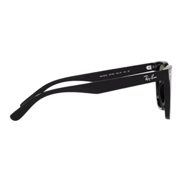 RayBan Injection Molding TR90 Square Sunglasses Unisex Black-2