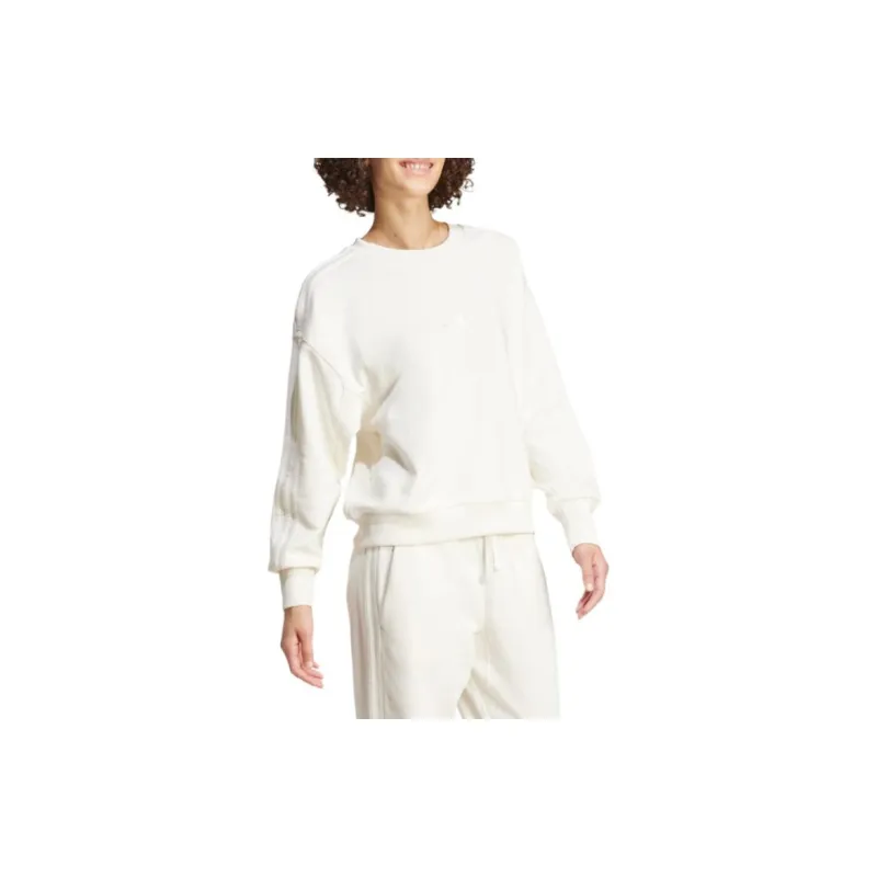 Adidas Free Shipping With AdiClub All Szn French Terry 3 Stripes Loose Sweatshirt-1