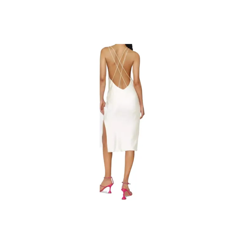 Rotate Sleeveless Dresses Women's White-2