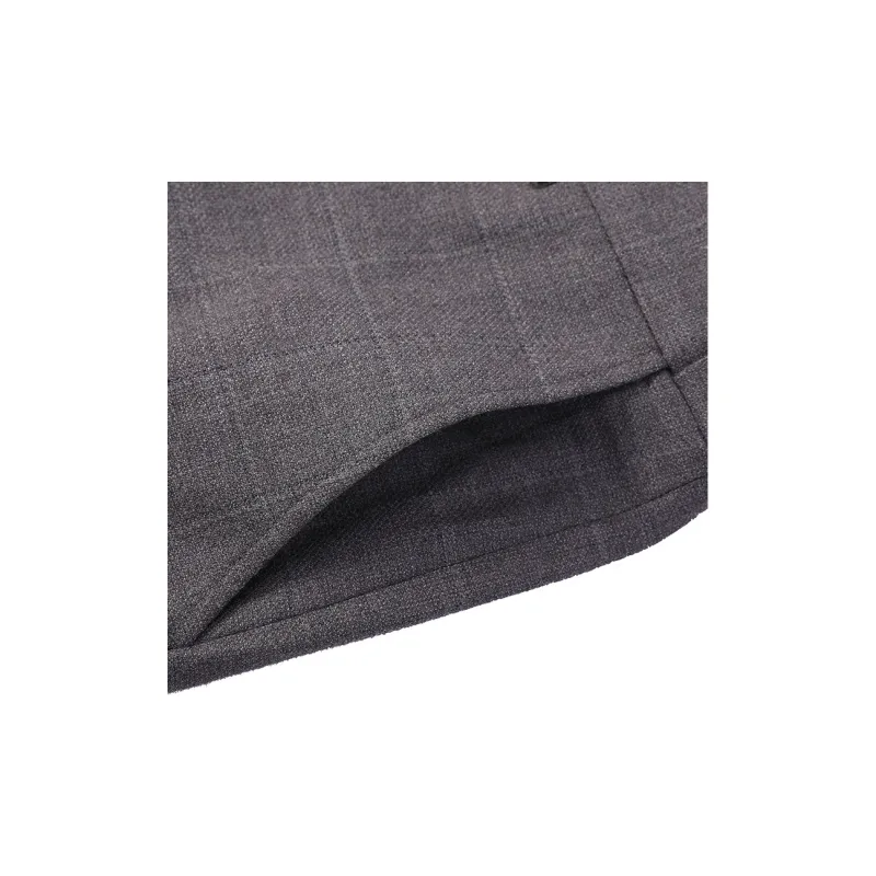 DIDIBOY Suit Trouser Men's Coffee Plaid-3