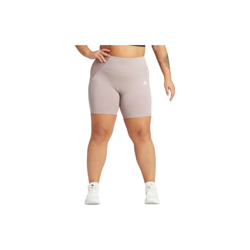 Adidas Optime 7-Inch Leggings Sports Shorts Women's Fig Color-1