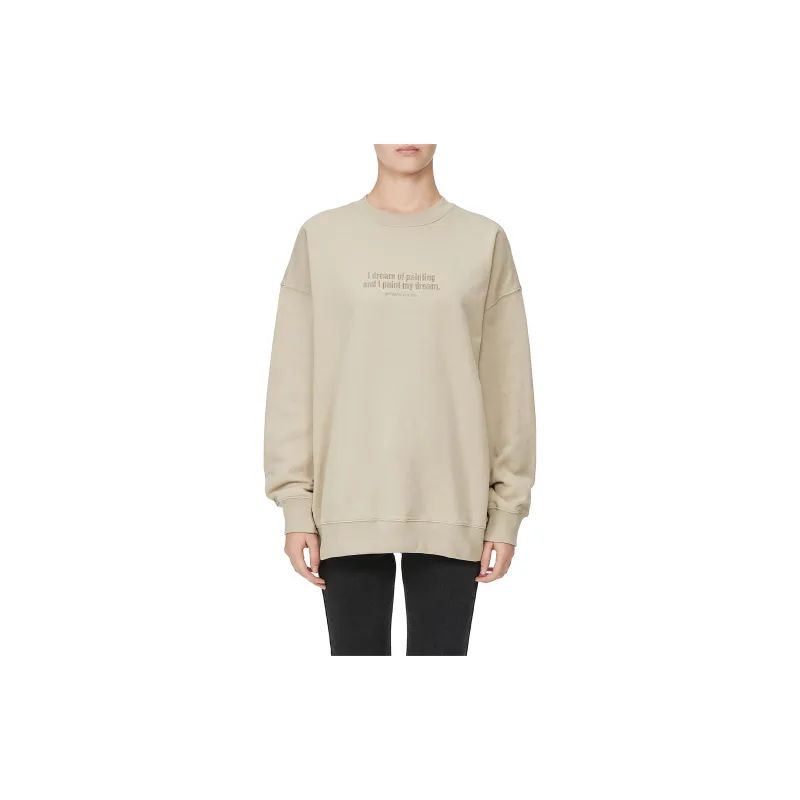 MUSIUM DIV Crew Neck Loose Fit Sweatshirt Women's-1