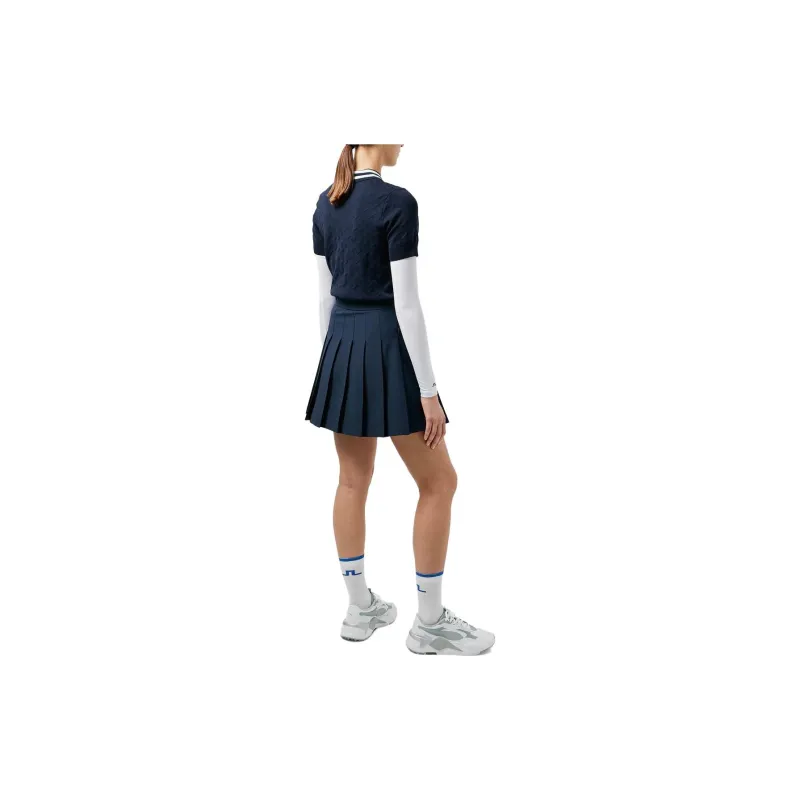 J.Lindeberg Casual Short Skirts Women's Marine Blue-3